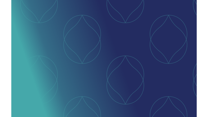 teal to navy background with droplet icons